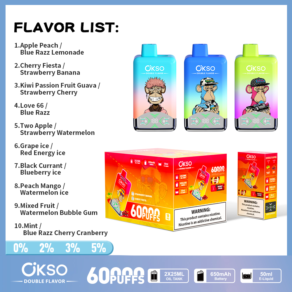 OKSO Double Flavor 60k gallery image 1