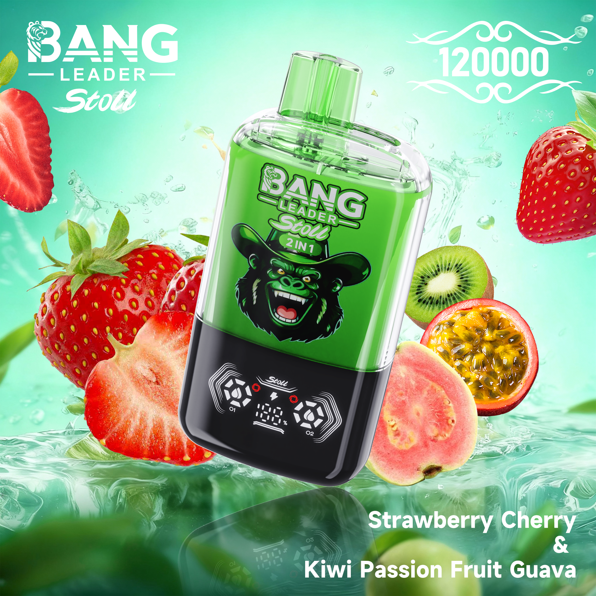 BANG LEADER 120K Dual Flavor Puffs Disposable Vape gallery image 2