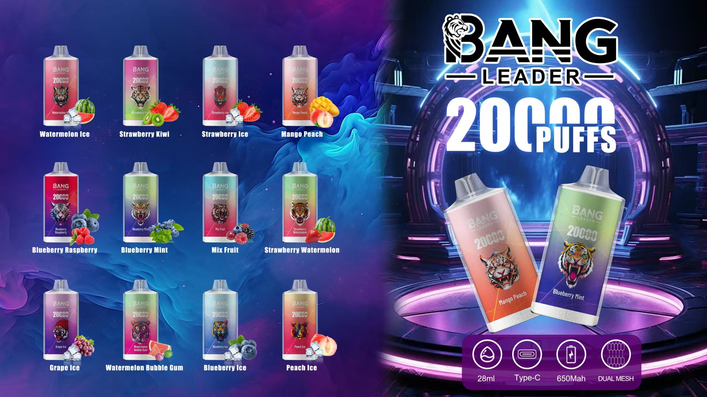BANG LEADER 20K Puffs Disposable Vape gallery image 5
