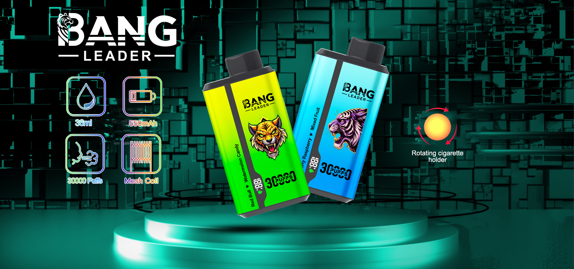 BANG LEADER 30K Dual Flavor Puffs Disposable Vape gallery image 2