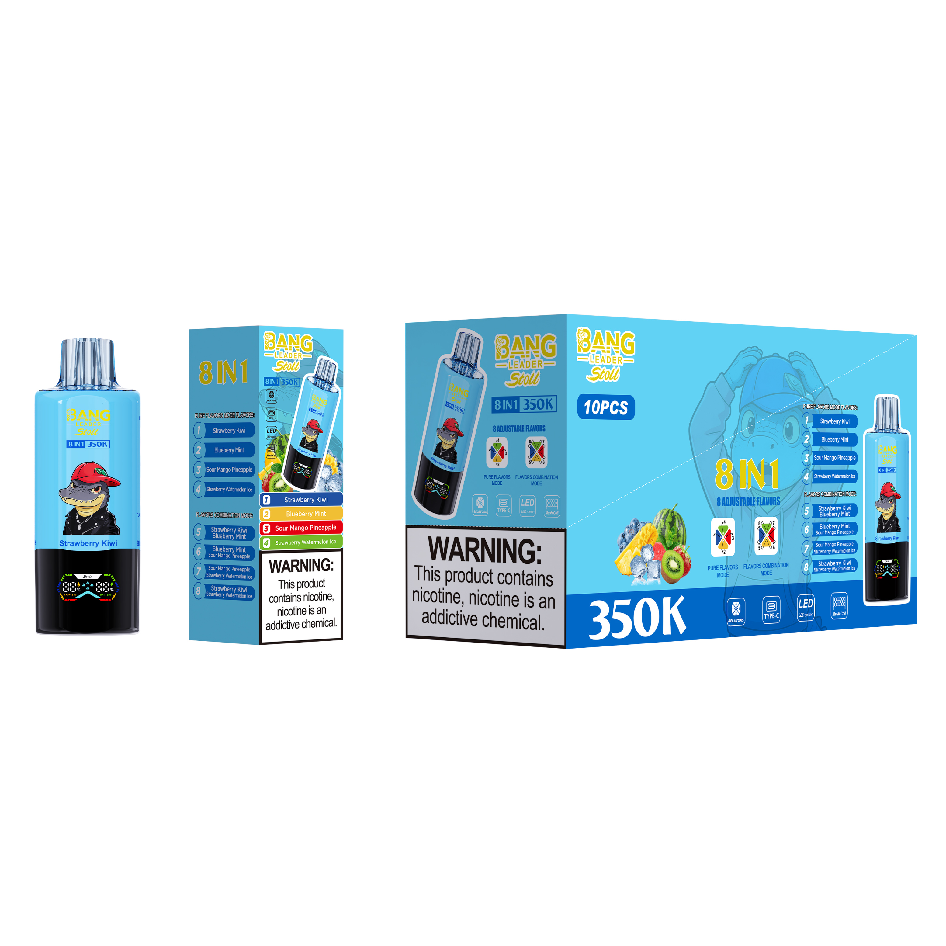 BANG LEADER 350K 8-in-1 Puffs Disposable Vape gallery image 2