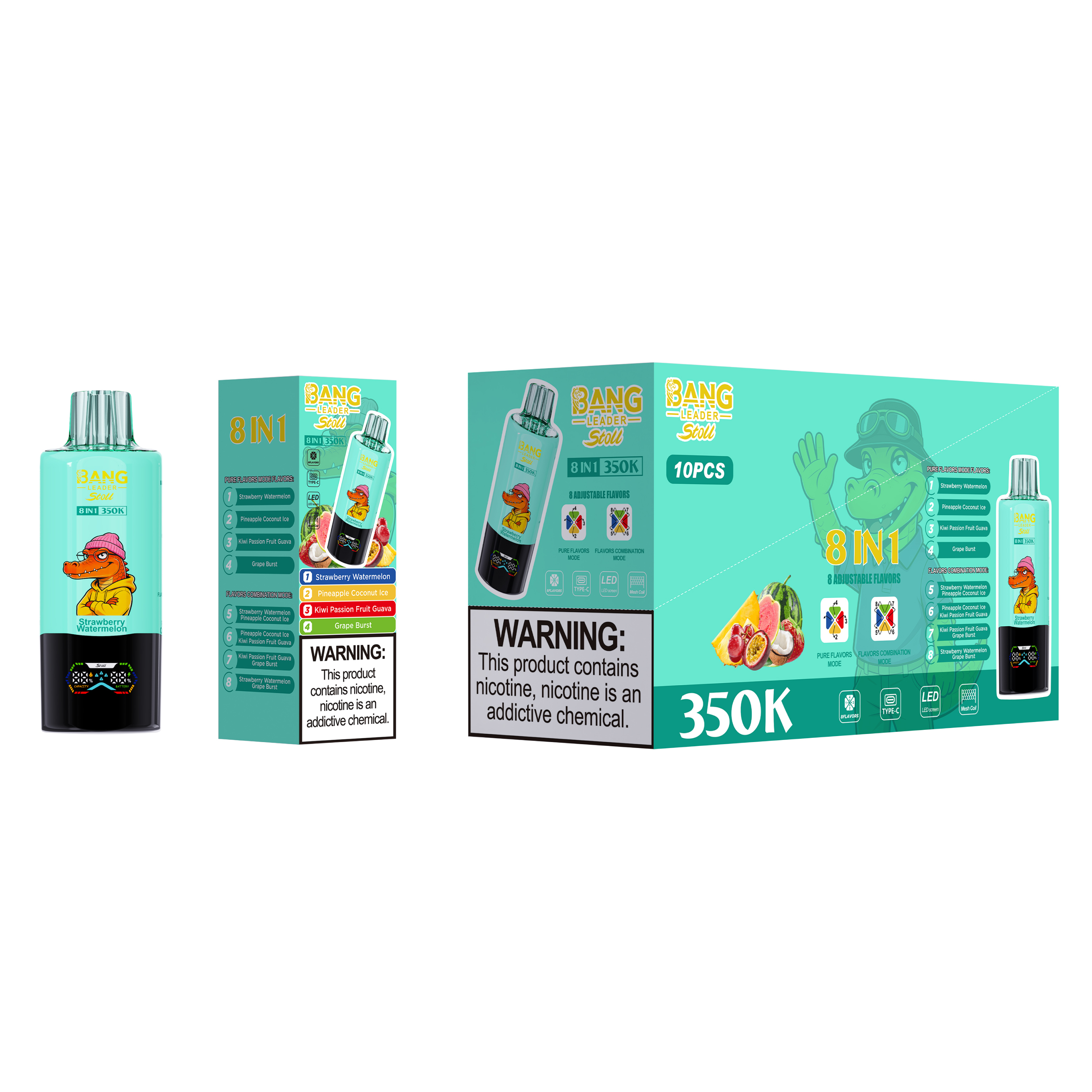BANG LEADER 350K 8-in-1 Puffs Disposable Vape gallery image 4