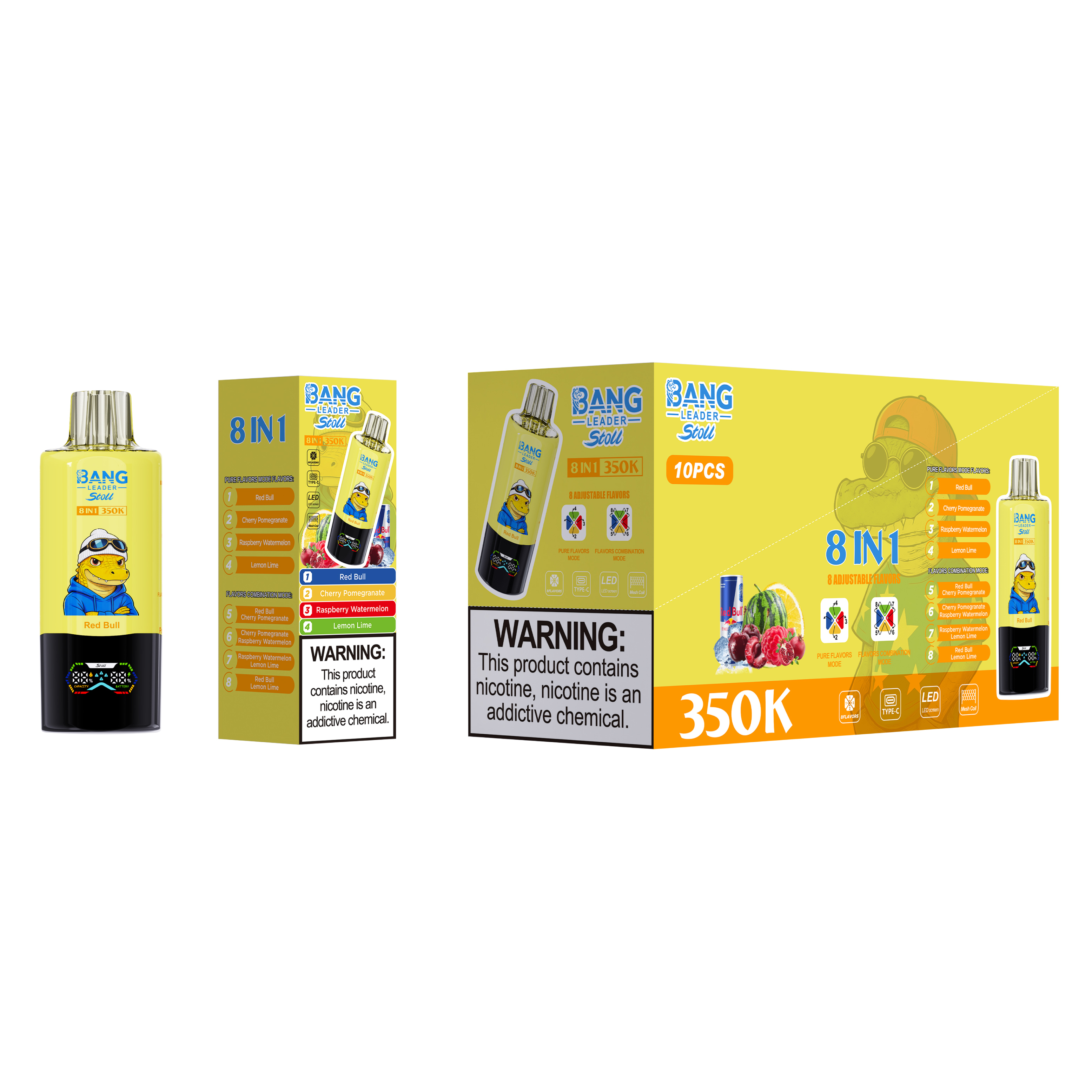 BANG LEADER 350K 8-in-1 Puffs Disposable Vape gallery image 5