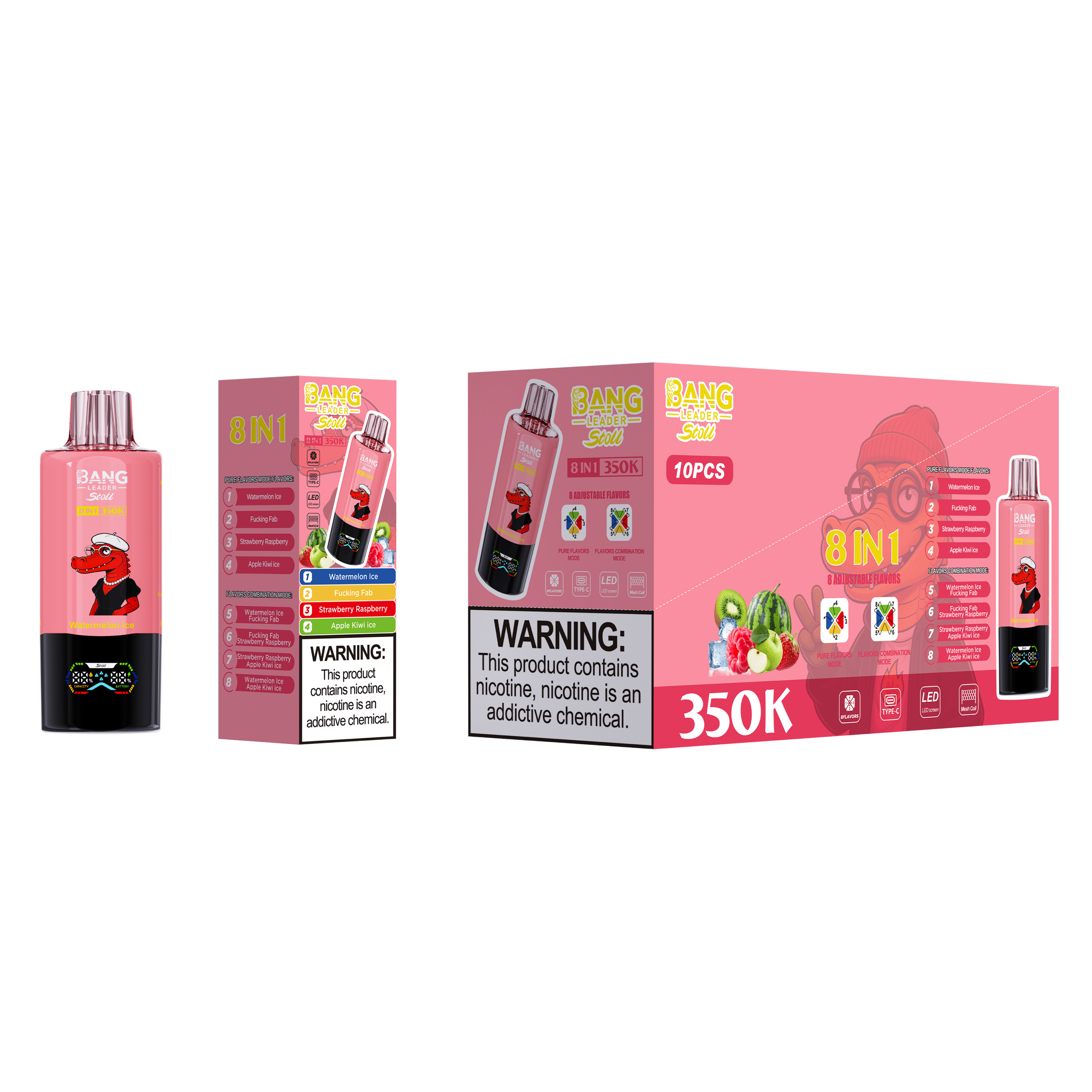 BANG LEADER 350K 8-in-1 Puffs Disposable Vape gallery image 6