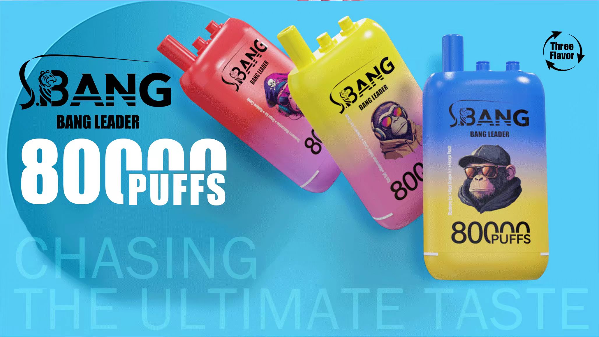 BANG LEADER 80K 3-in-1 Puffs Disposable Vape gallery image 2