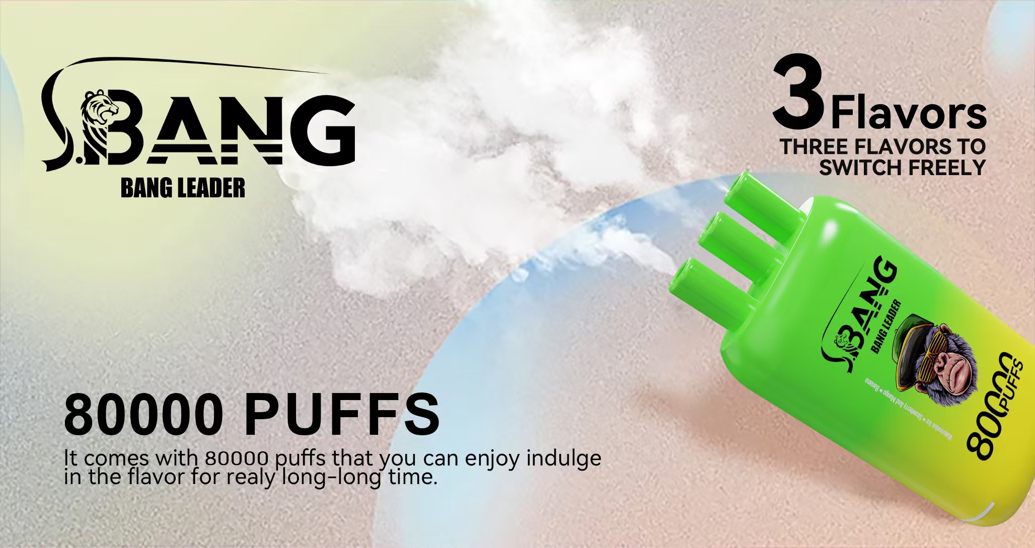 BANG LEADER 80K 3-in-1 Puffs Disposable Vape gallery image 3