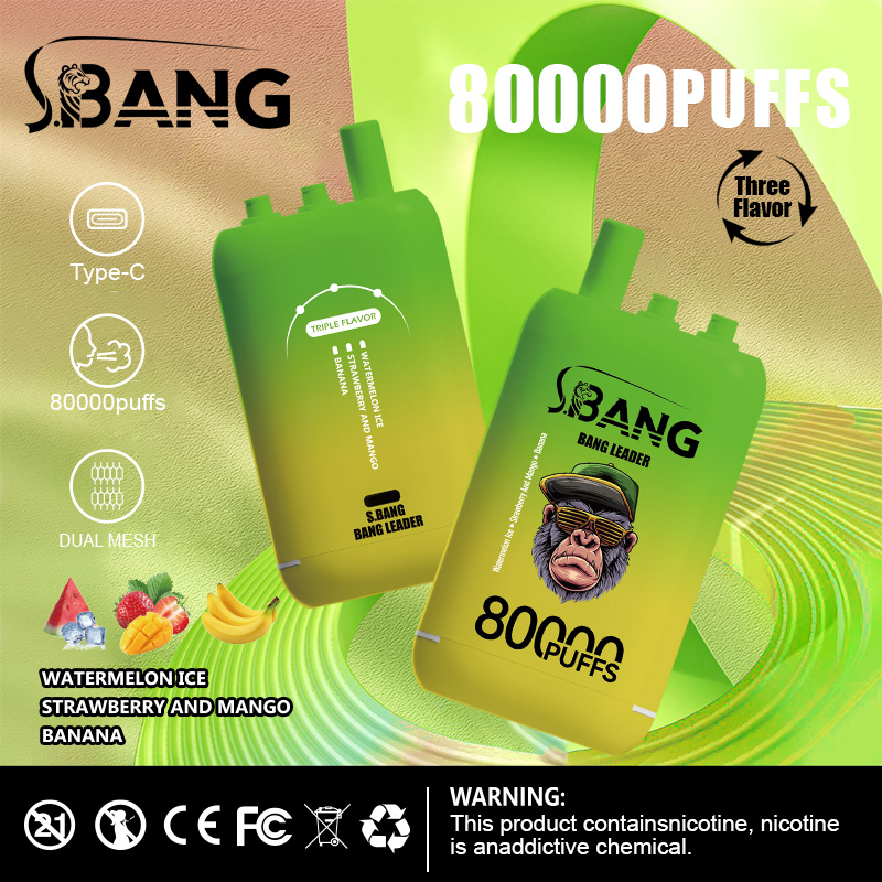 BANG LEADER 80K 3-in-1 Puffs Disposable Vape gallery image 4