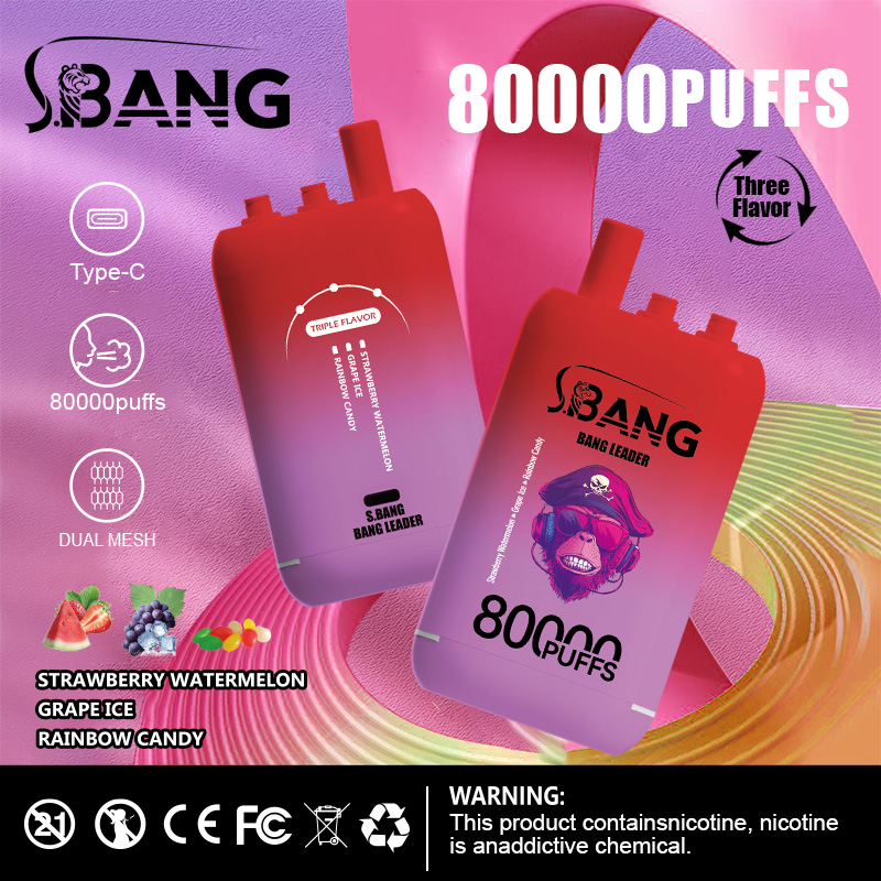 BANG LEADER 80K 3-in-1 Puffs Disposable Vape gallery image 5