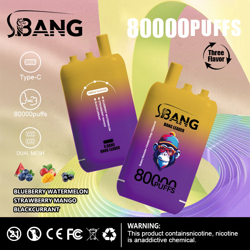 BANG LEADER 80K 3-in-1 Puffs Disposable Vape gallery image 6
