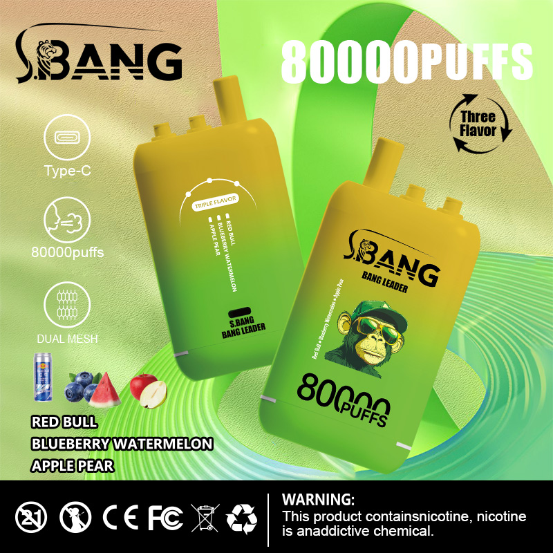 BANG LEADER 80K 3-in-1 Puffs Disposable Vape gallery image 8