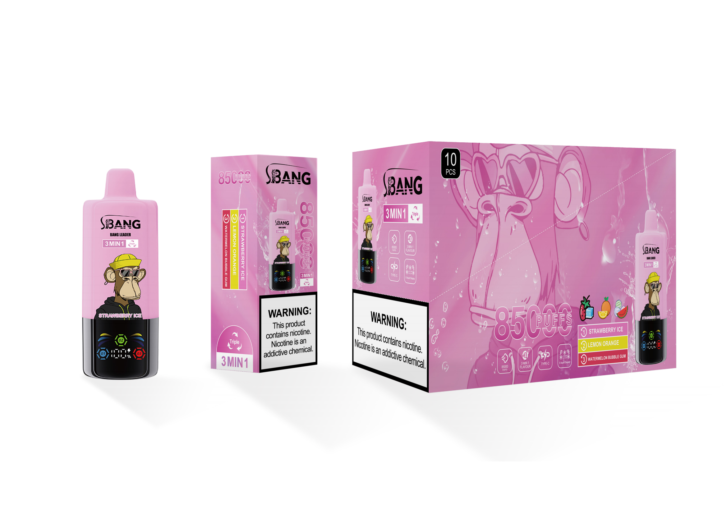 BANG LEADER 85K 3-in-1 Puffs Disposable Vape gallery image 2