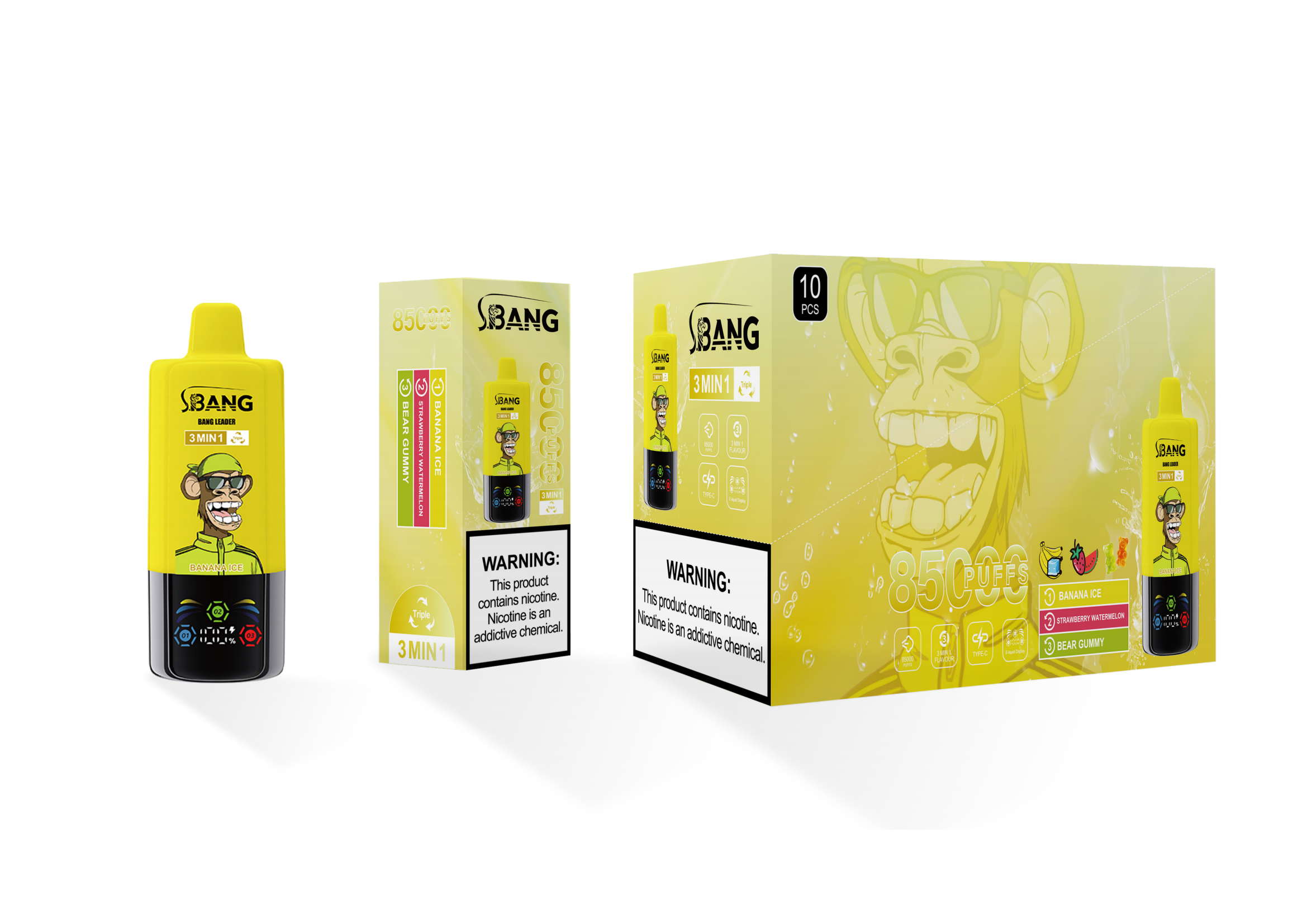 BANG LEADER 85K 3-in-1 Puffs Disposable Vape gallery image 7