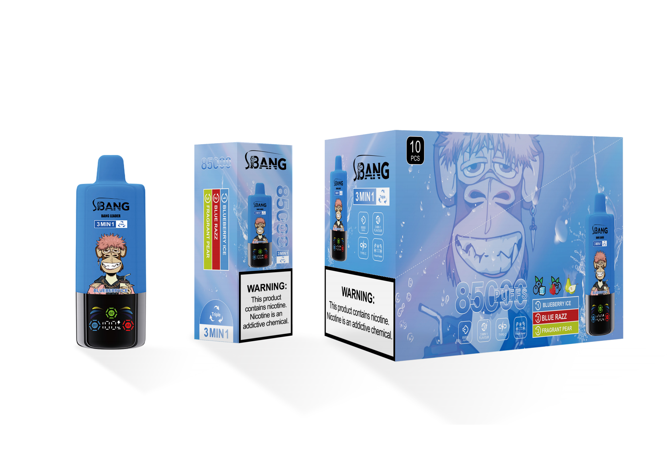 BANG LEADER 85K 3-in-1 Puffs Disposable Vape gallery image 8