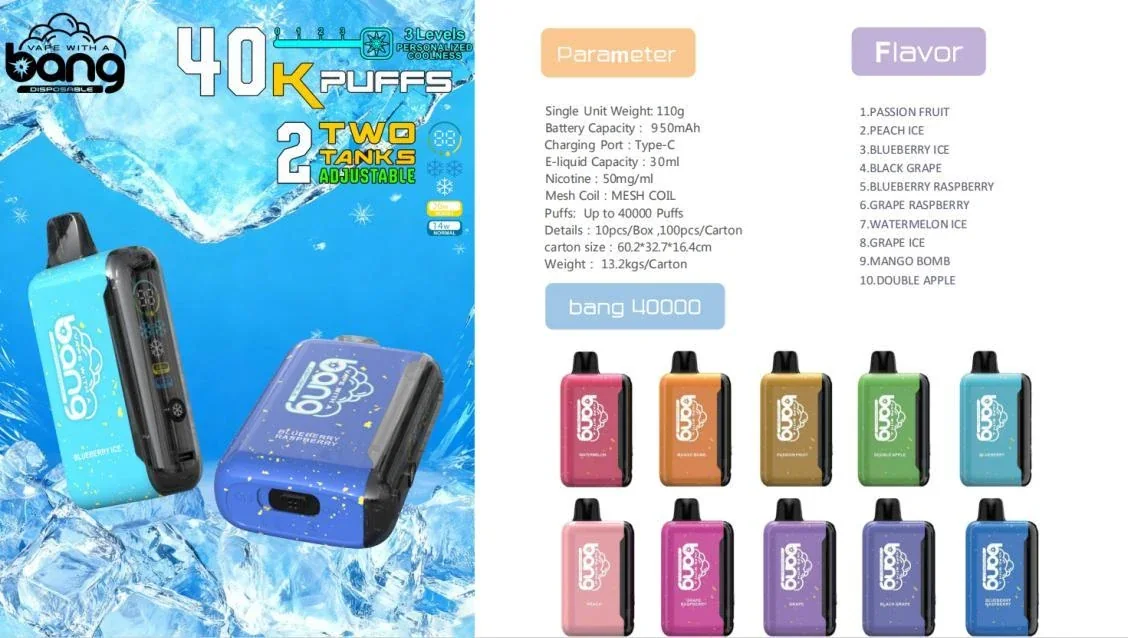 Bang 40K Pen 40000 Puffs Disposable Vape gallery image 4