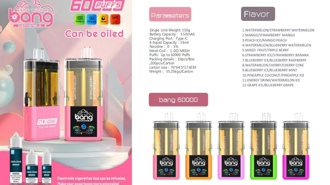 Bang 60K 60000 Puffs Disposable Vape gallery image 3