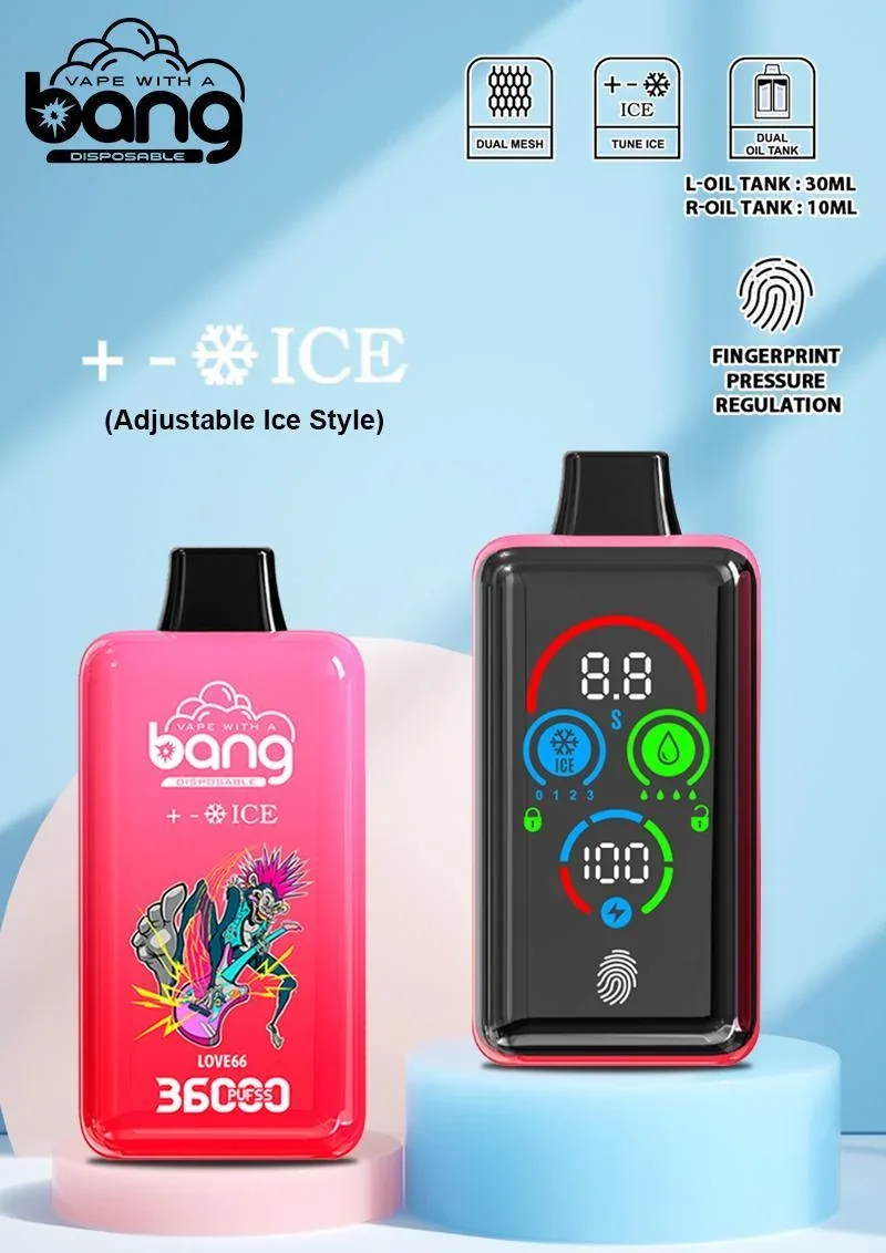 Bang Adjustable Ice 36000 Puffs Disposable Vape - main product image