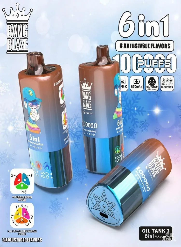 Bang Blaze 100K 6-in-1 100000 Puffs Disposable Vape