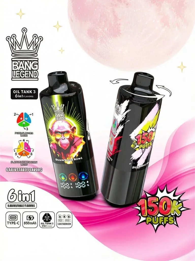 Bang Legend 150K 6-in-1 150000 Puffs Disposable Vape gallery image 2