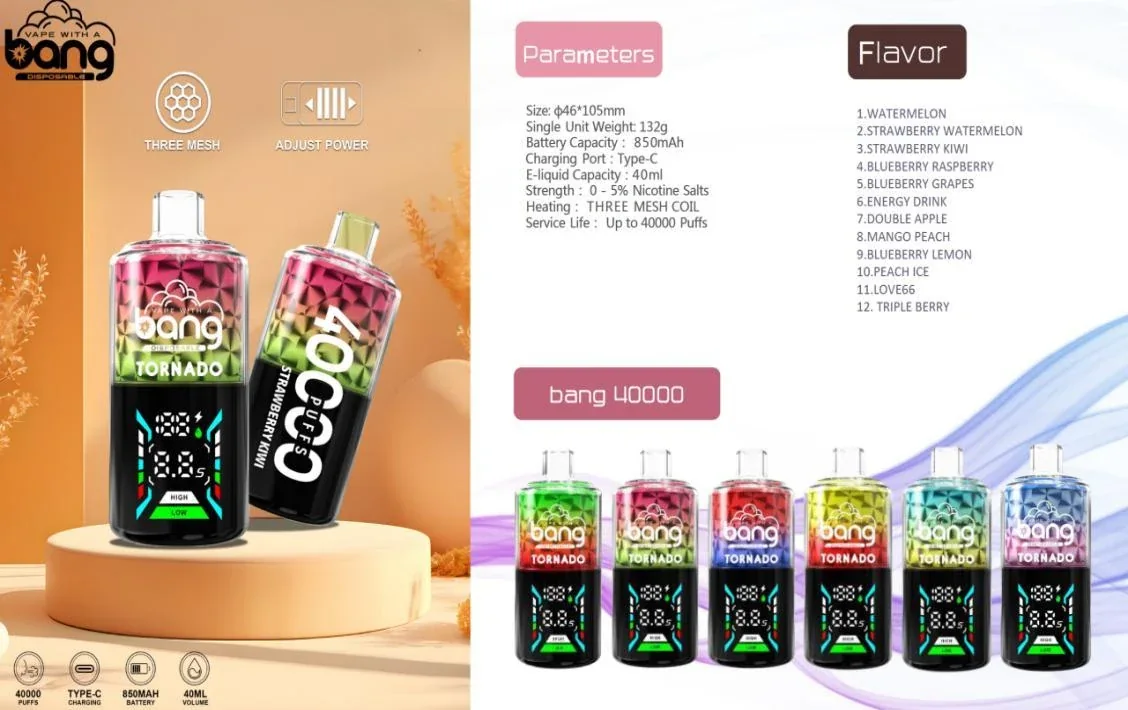 Bang Three Mesh 40000 Puffs Disposable Vape gallery image 8