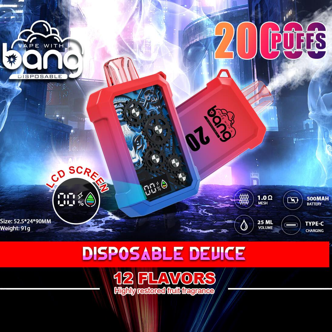 Bang 20000 Gear 20000 puffs Disposable Vape