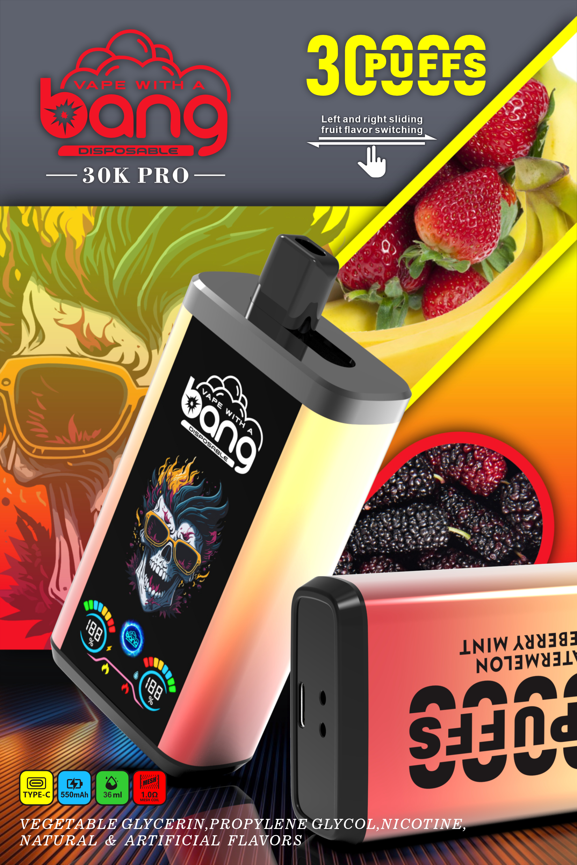 Bang 30000 PRO 30k puffs Disposable Vape gallery image 8