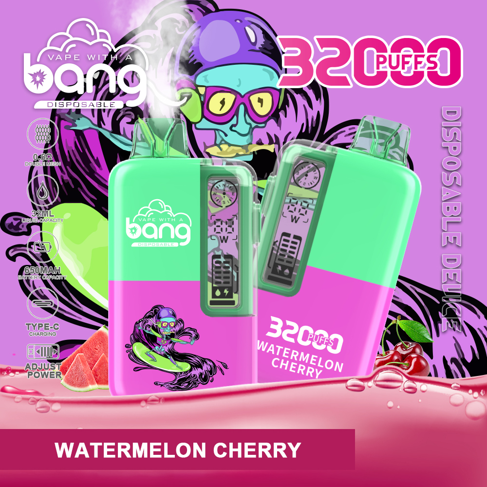 Bang 32000 Puffs Disposable Vape - 650mAh Battery, 32ml E-liquid, Multiple Nicotine Strength Options gallery image 1