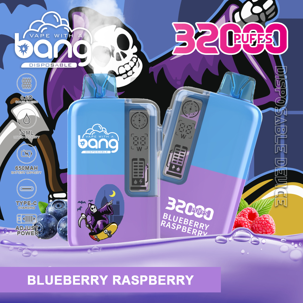 Bang 32000 Puffs Disposable Vape - 650mAh Battery, 32ml E-liquid, Multiple Nicotine Strength Options gallery image 2