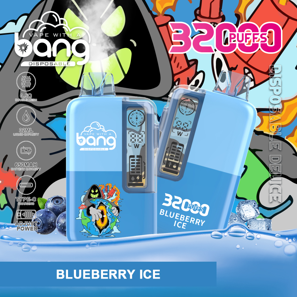 Bang 32000 Puffs Disposable Vape - 650mAh Battery, 32ml E-liquid, Multiple Nicotine Strength Options gallery image 3