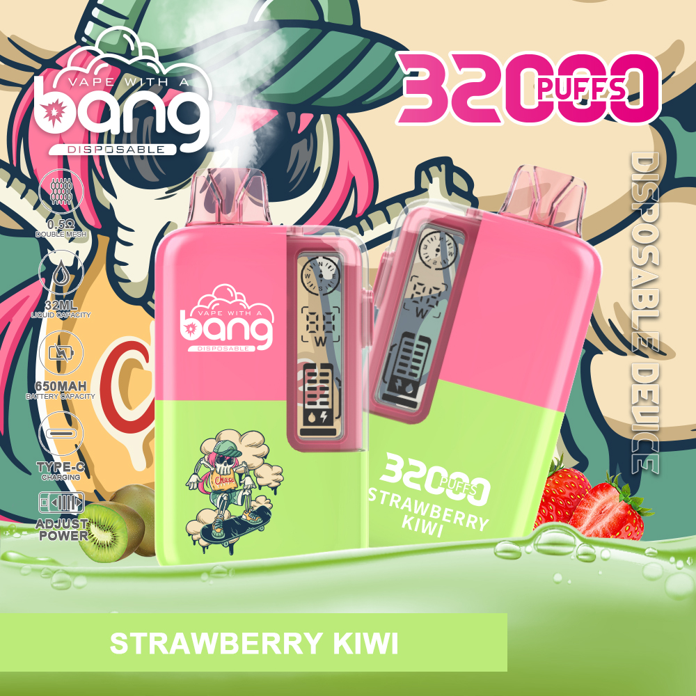 Bang 32000 Puffs Disposable Vape - 650mAh Battery, 32ml E-liquid, Multiple Nicotine Strength Options gallery image 6