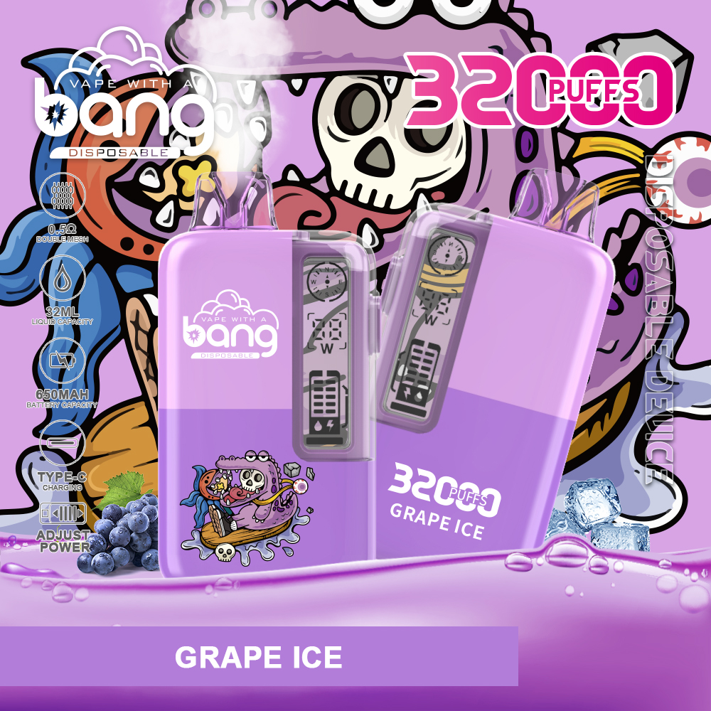 Bang 32000 Puffs Disposable Vape - 650mAh Battery, 32ml E-liquid, Multiple Nicotine Strength Options gallery image 8