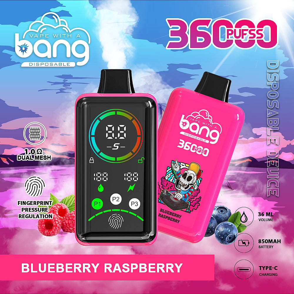 Bang 36000 Power Disposable Vape - 850mAh Battery, 36mL E-Liquid, 0% to 5% Nicotine Options gallery image 3