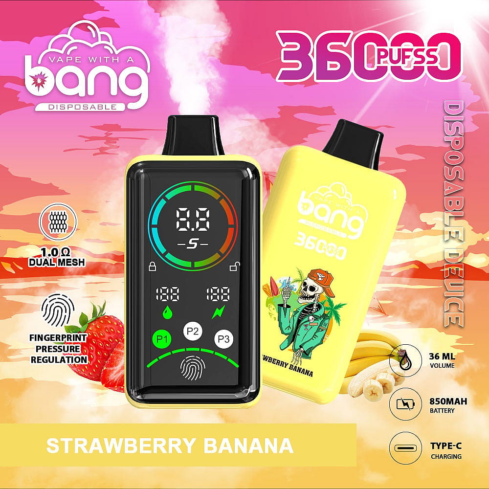 Bang 36000 Power Disposable Vape - 850mAh Battery, 36mL E-Liquid, 0% to 5% Nicotine Options gallery image 7