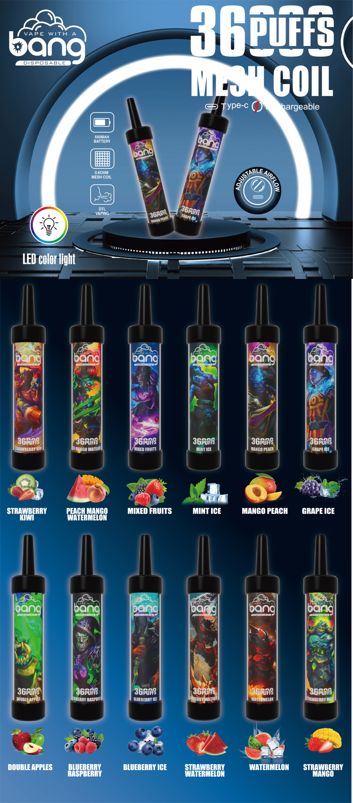 Bang 36000 Puffs Disposable Vape gallery image 1