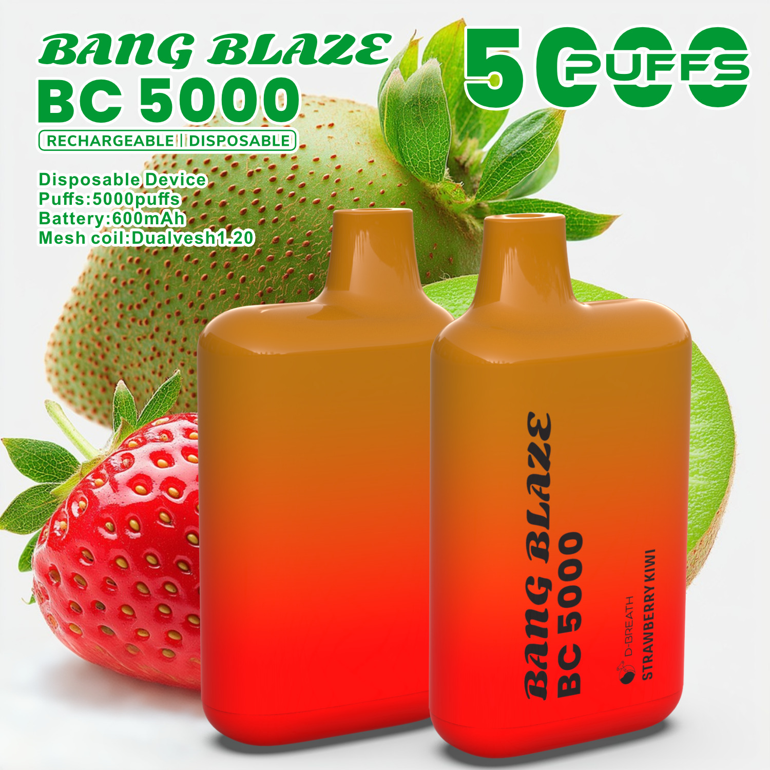Bang Blaze BC5000 puffs Disposable Vape gallery image 5