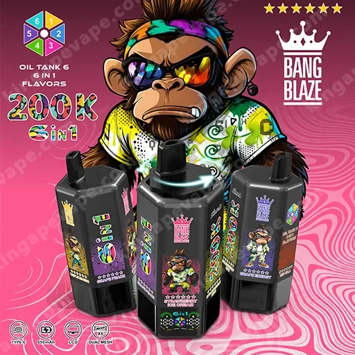 Bang Blaze 200K Puffs Disposable Vape gallery image 3