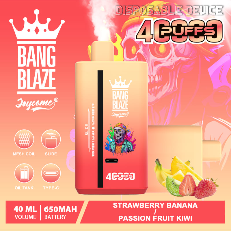 Bang Blaze 40000 Puffs Vape | 40ML Dual-Flavor E-liquid, 650mAh Battery, Type-C Recharge, 32 Flavor Combos gallery image 5