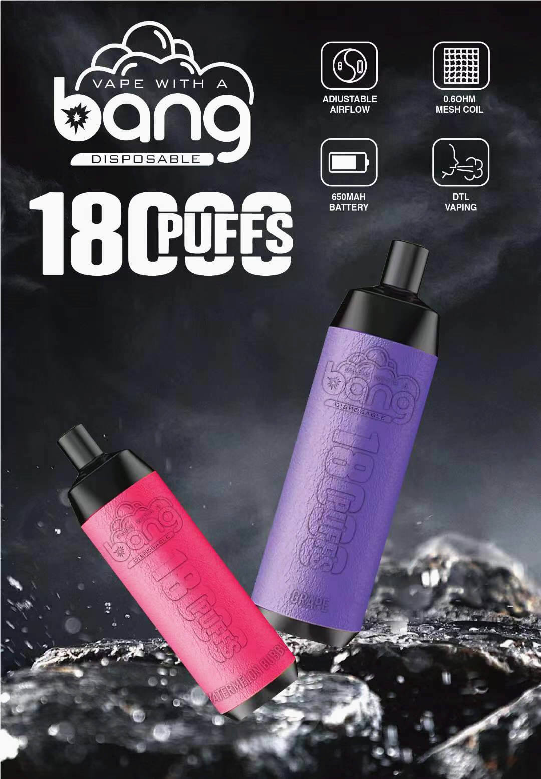 Bang Crown Bar 18000 Puffs Disposable Vape gallery image 3