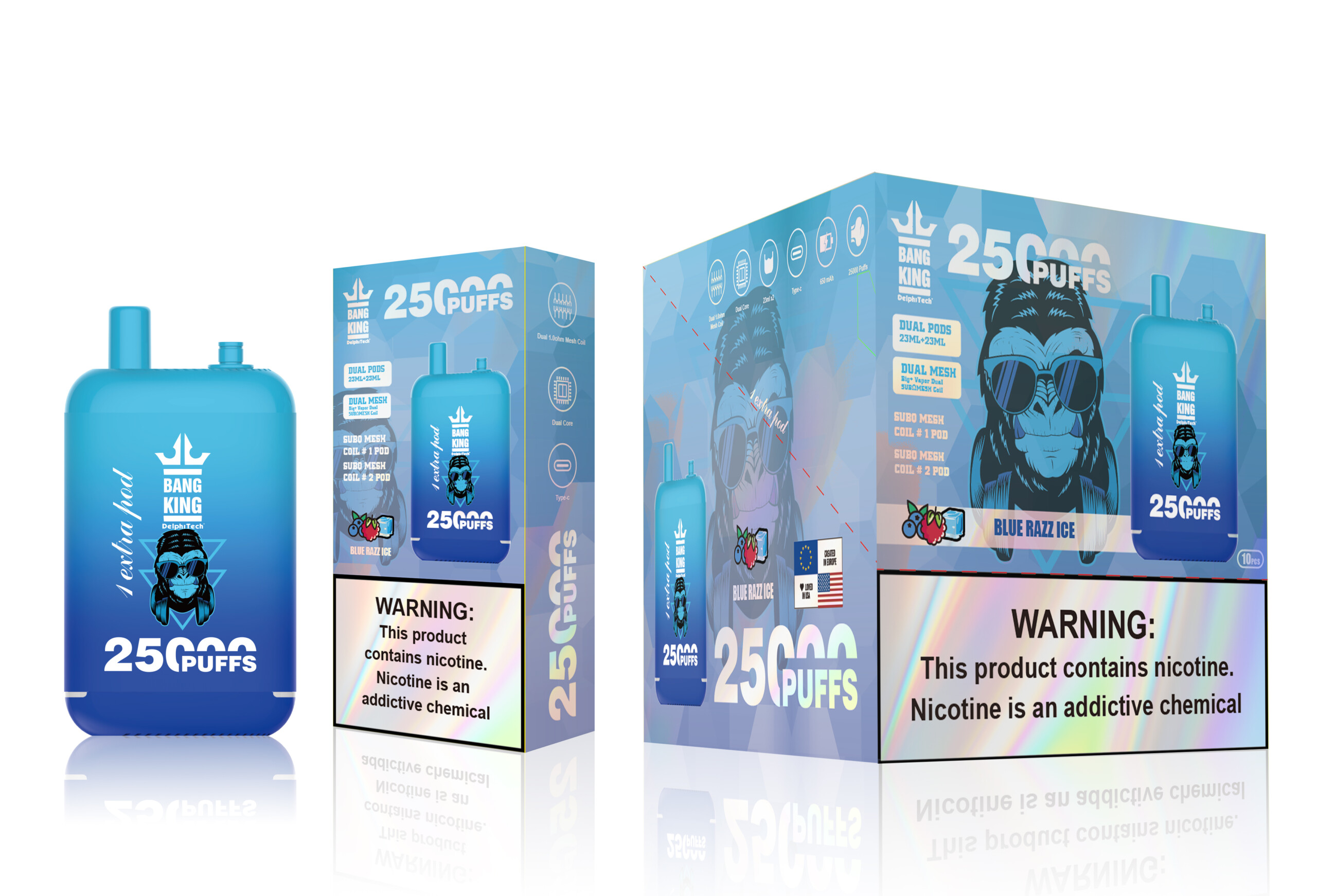 Bang King 25000 Puffs Vape(EU Warehouse) gallery image 5
