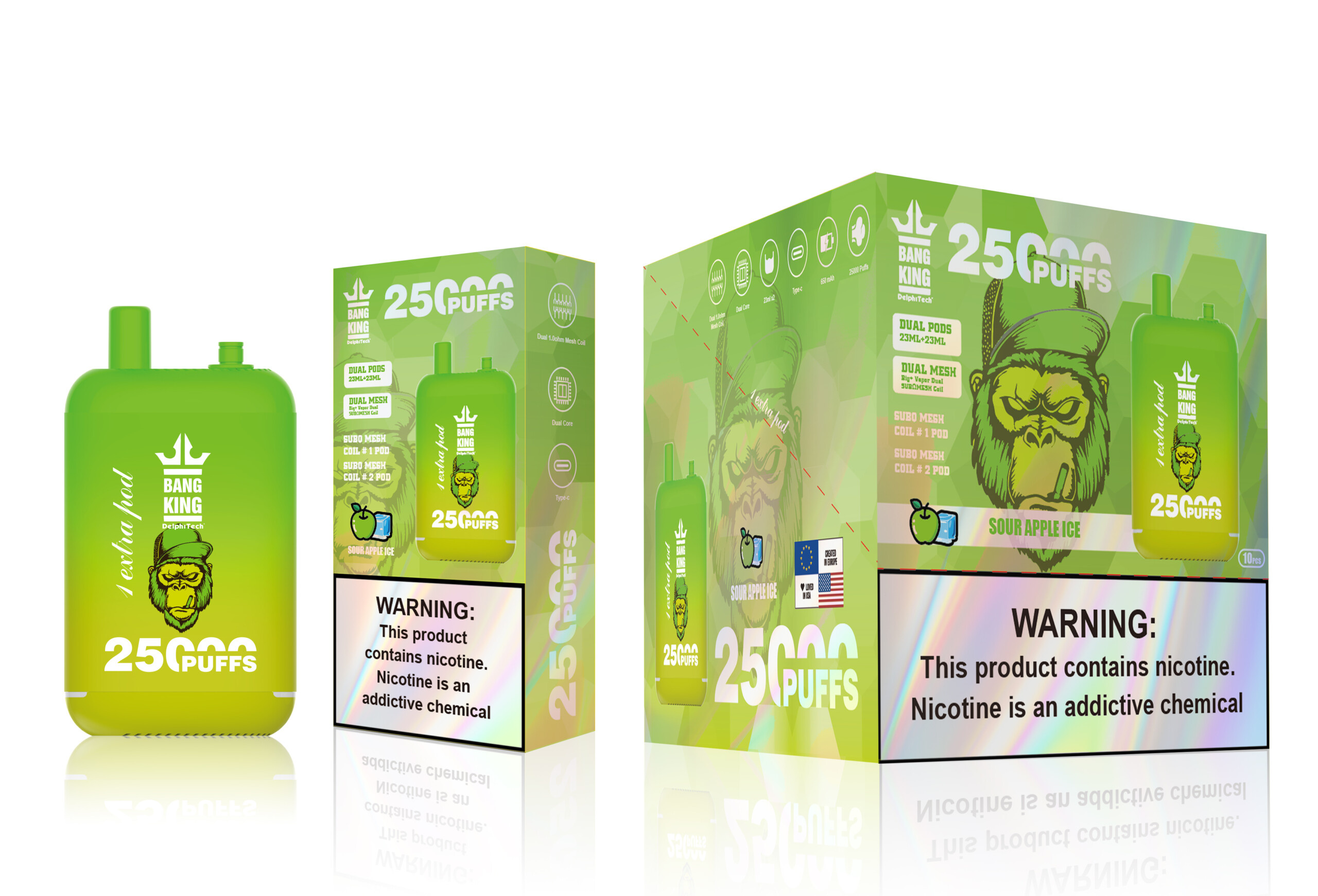 Bang King 25000 Puffs Vape(EU Warehouse) gallery image 7