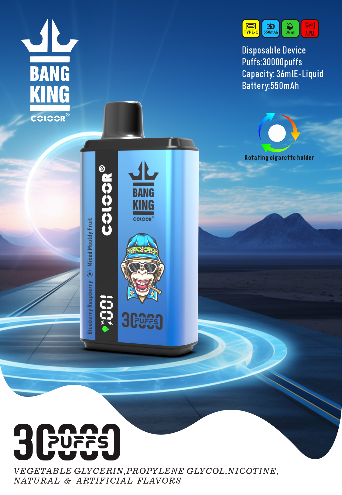 Bang King 30000 Puffs Disposable Vape(EU Warehouse) gallery image 6