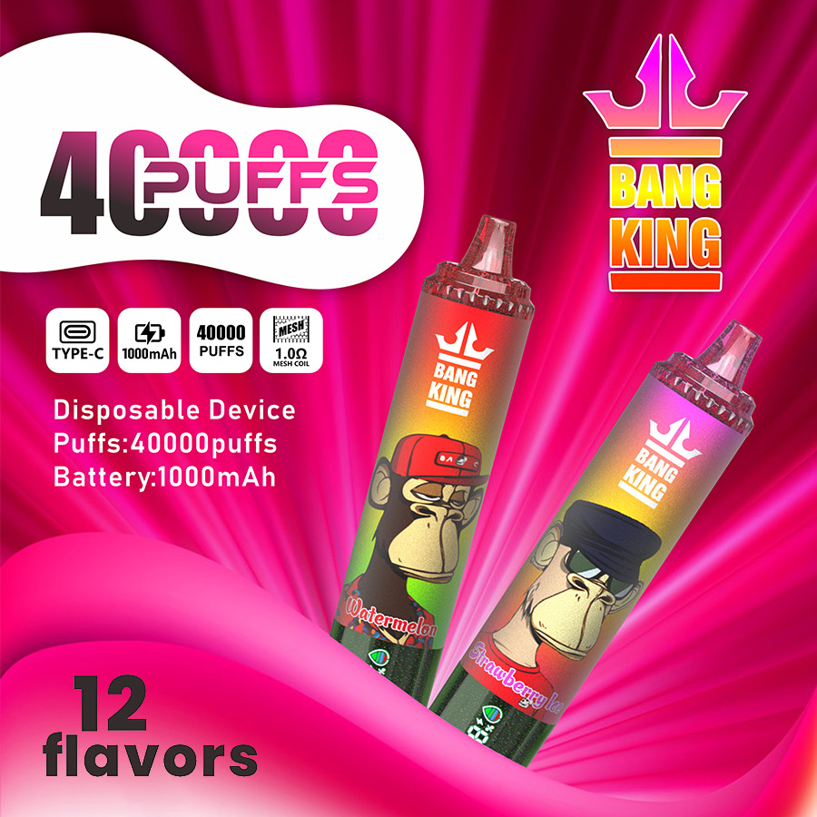 Bang King 40000 Puffs Vape – Long-Lasting Power, Bold Flavors | 1000mAh | 25ML | 0–5% Nicotine