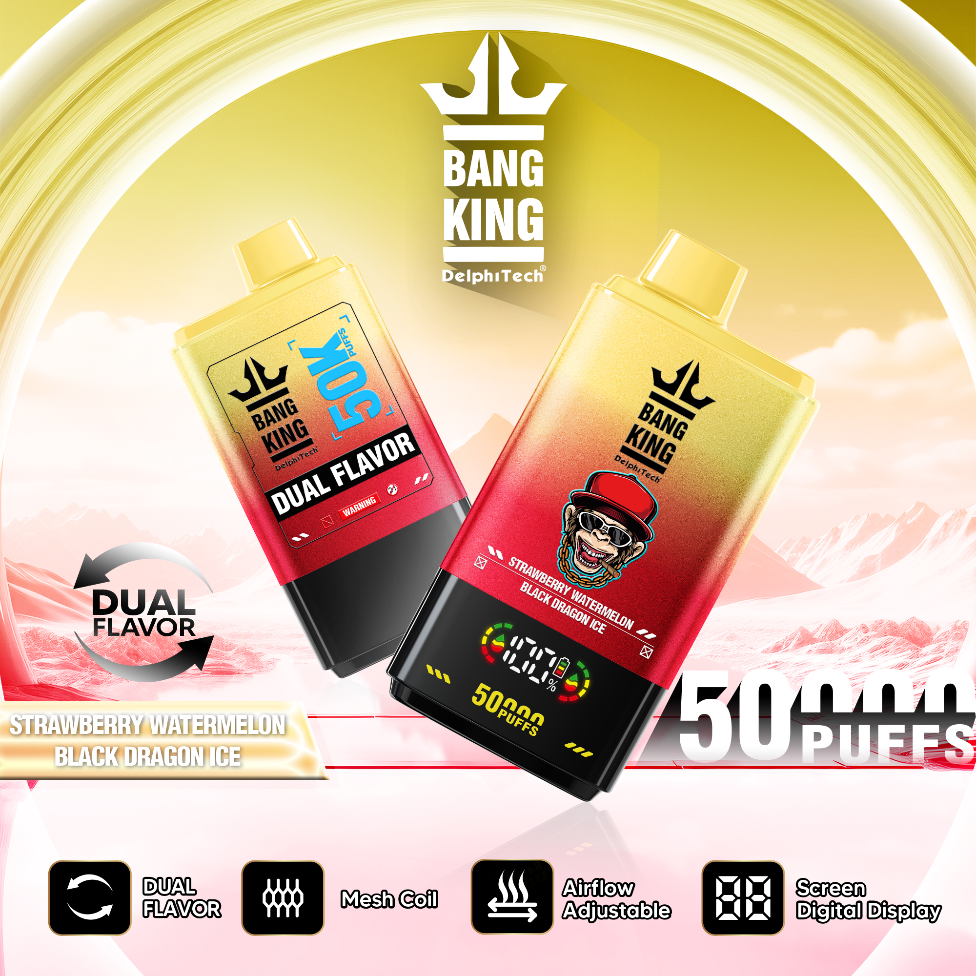 Bang King 50000 Puffs Disposable Vape – 850mAh(EU Warehouse) gallery image 2