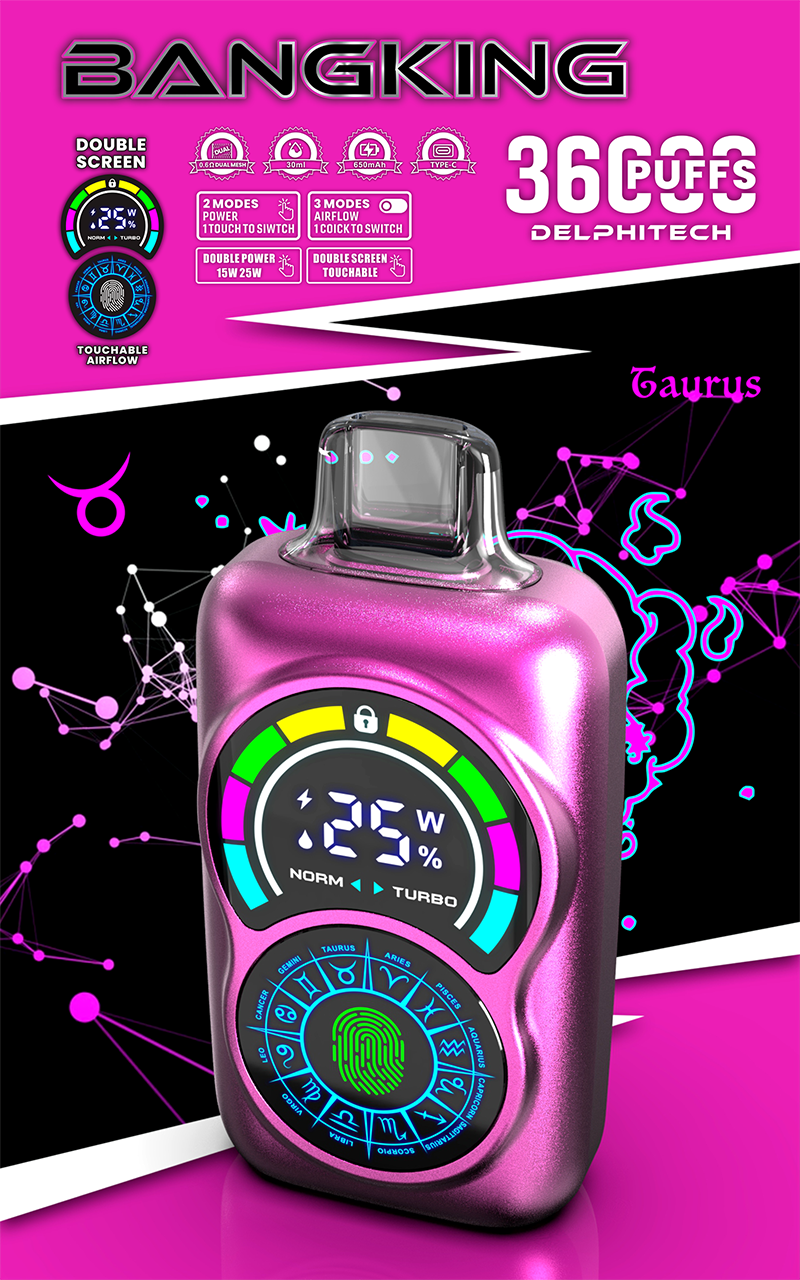 Bang King Constellation 36000 Puffs Disposable Vape - 850mAh Battery, 36mL E-Liquid, 0% to 5% Nicotine Options gallery image 7
