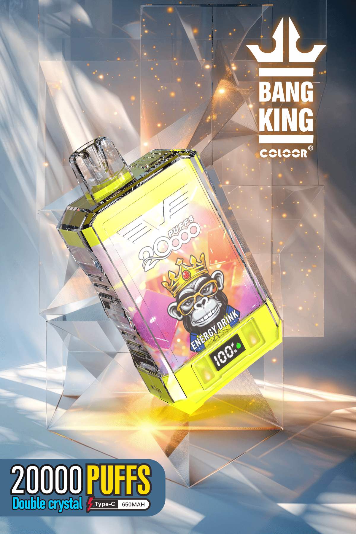 Bang king crystal 20000 puffs Disposable Vape gallery image 8