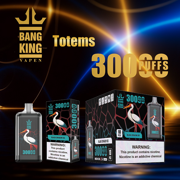 Bang King Crystal 30000 Puffs Power Vape | Giant 30ml Tank | Turbo Mesh Coil | Type-C Recharge | Flavor Beast gallery image 2