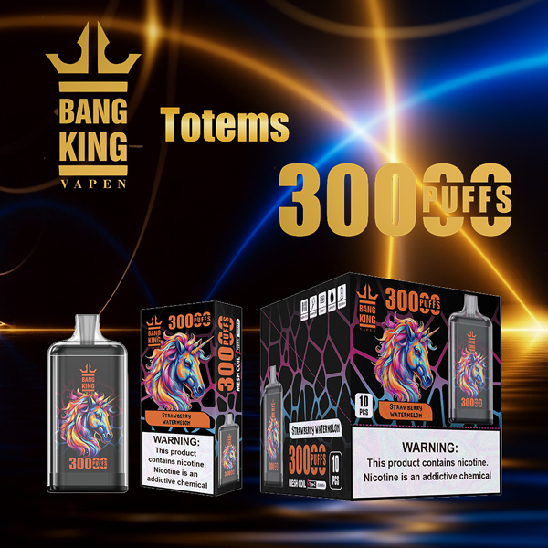 Bang King Crystal 30000 Puffs Power Vape | Giant 30ml Tank | Turbo Mesh Coil | Type-C Recharge | Flavor Beast gallery image 5