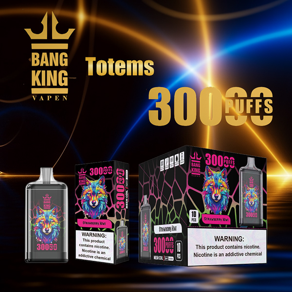 Bang King Crystal 30000 Puffs Power Vape | Giant 30ml Tank | Turbo Mesh Coil | Type-C Recharge | Flavor Beast gallery image 6