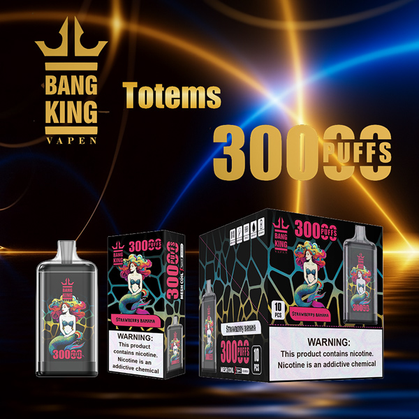 Bang King Crystal 30000 Puffs Power Vape | Giant 30ml Tank | Turbo Mesh Coil | Type-C Recharge | Flavor Beast gallery image 7