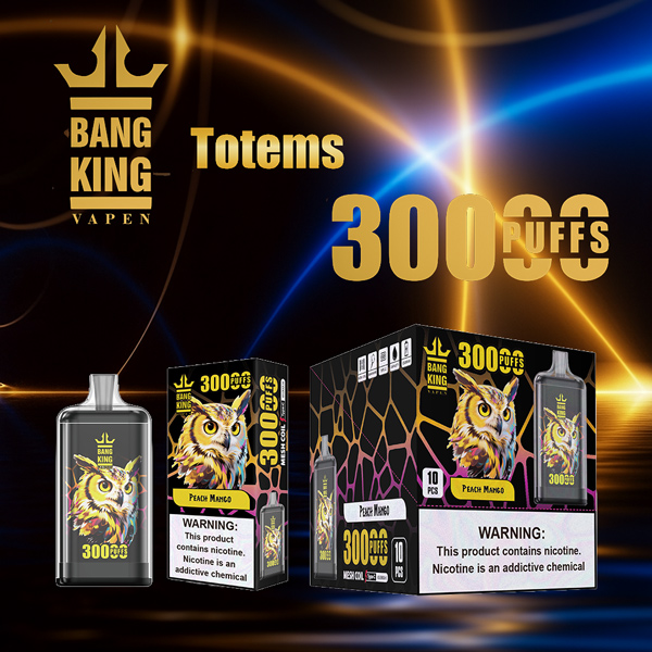 Bang King Crystal 30000 Puffs Power Vape | Giant 30ml Tank | Turbo Mesh Coil | Type-C Recharge | Flavor Beast gallery image 8