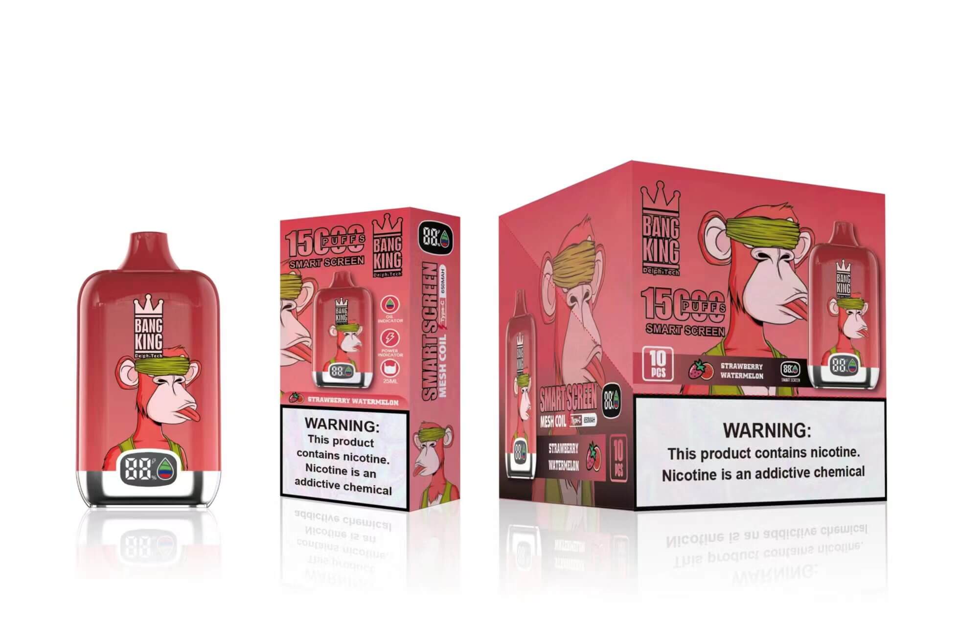 Bang King Smart screen 15000 puffs Disposable Vape gallery image 4
